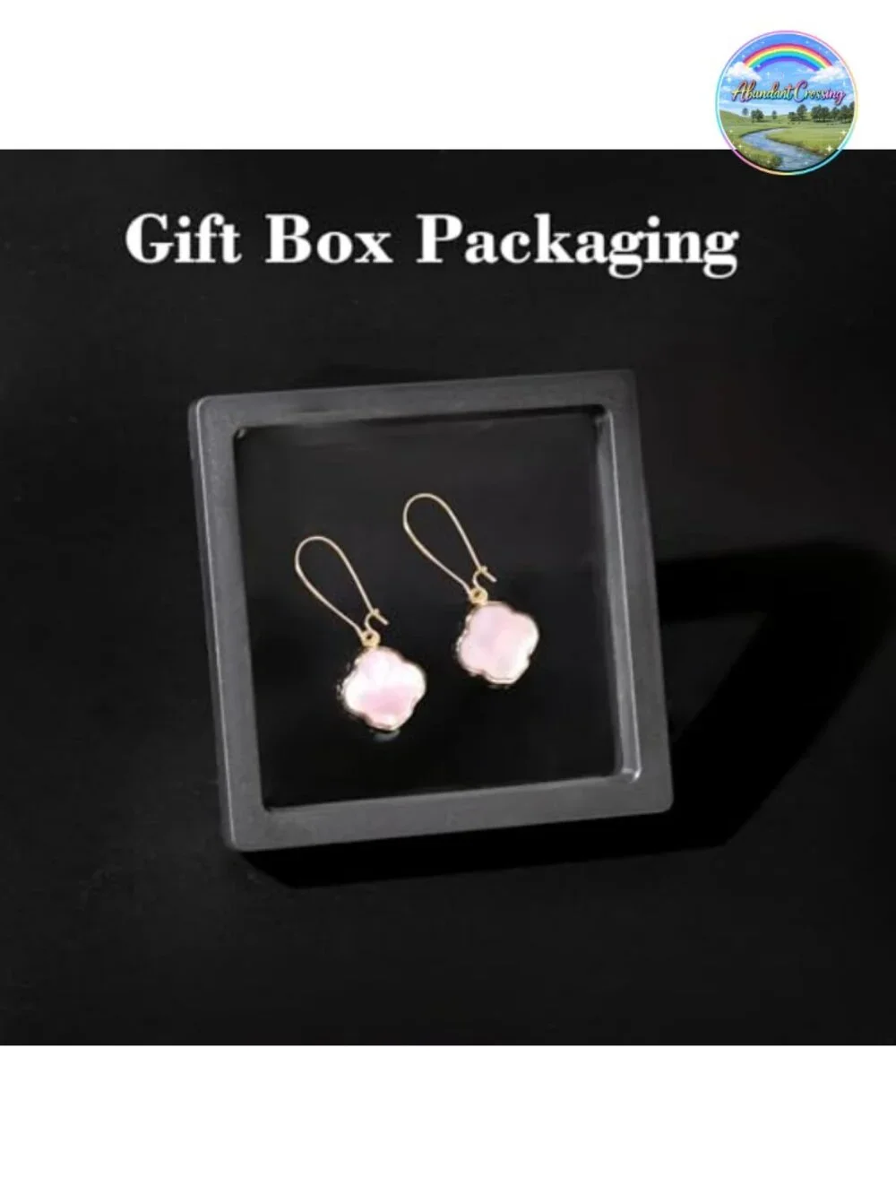 14K Gold Plated Natural Shell Pearl Drop Dangle Earrings for Women